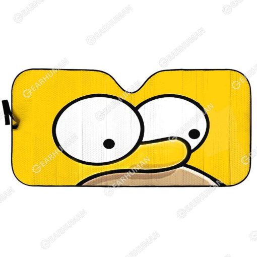 Custom Car Auto Sunshade Simpson HD-GH1581933-SS Auto Sunshade 57''x27.5''