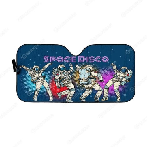 Custom Car Auto Sunshade Space Disco HD-DT2981910-SS Auto Sunshade 57''x27.5''