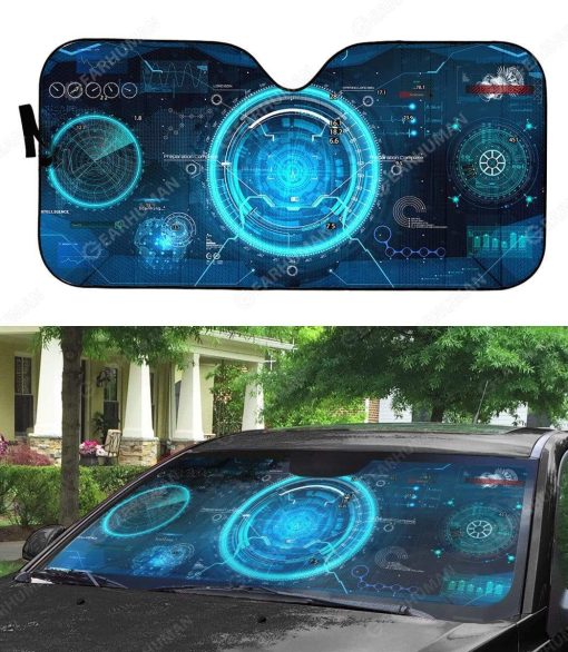Custom Car Auto Sunshade Spacecraft Control Panel Dashboard HD-DT2181922-SS Auto Sunshade