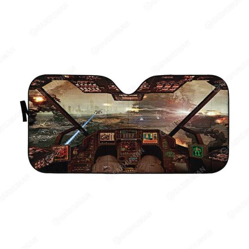 Custom Car Auto Sunshade Spaceship HD-DT2481918-SS Auto Sunshade 57''x27.5''