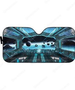 Custom Car Auto Sunshade Spaceship HD-GH1981909-SS Auto Sunshade 57''x27.5'' 