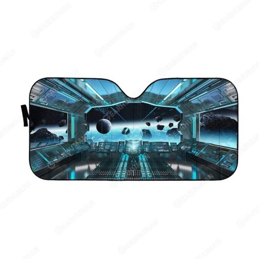 Custom Car Auto Sunshade Spaceship HD-GH1981909-SS Auto Sunshade 57''x27.5''