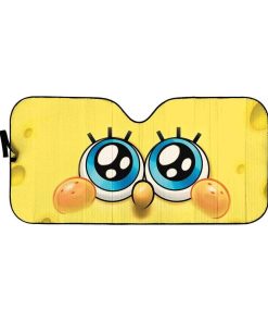 Custom Car Auto Sunshade Spongebob HD-GH1581905-SS Auto Sunshade 57''x27.5'' 