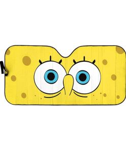 Custom Car Auto Sunshade Spongebob HD-GH1581907-SS Auto Sunshade 57''x27.5'' 