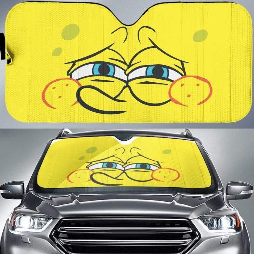 Gearhumans Custom Car Auto Sunshade Spongebob 8 Custom Car Auto Sunshade Spongebob HD-GH1581908-SS Auto Sunshade