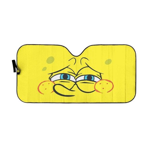 Gearhumans Custom Car Auto Sunshade Spongebob 5 Custom Car Auto Sunshade Spongebob HD-GH1581908-SS Auto Sunshade 57''x27.5''