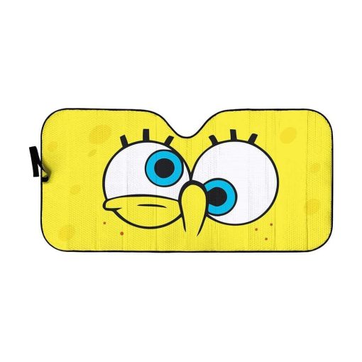 Custom Car Auto Sunshade Spongebob HD-GH1581910-SS Auto Sunshade 57''x27.5''