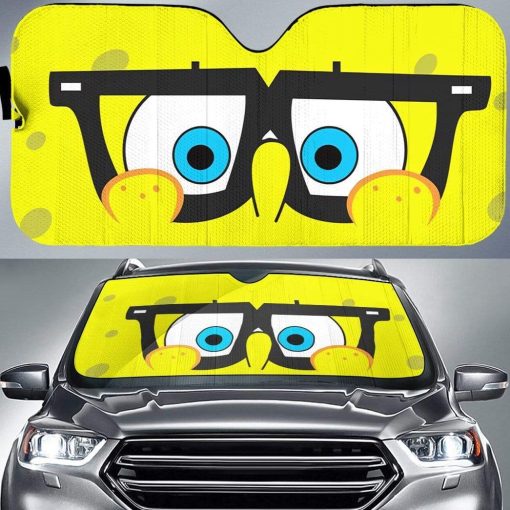 Custom Car Auto Sunshade Spongebob HD-GH1581917-SS Auto Sunshade