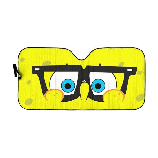 Custom Car Auto Sunshade Spongebob HD-GH1581917-SS Auto Sunshade 57''x27.5''