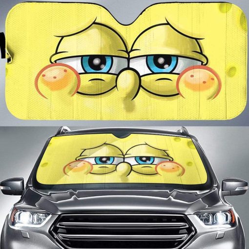 Gearhumans Custom Car Auto Sunshade Spongebob 7 Custom Car Auto Sunshade Spongebob HD-GH1581918-SS Auto Sunshade