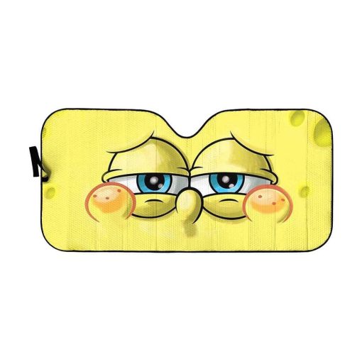 Gearhumans Custom Car Auto Sunshade Spongebob 5 Custom Car Auto Sunshade Spongebob HD-GH1581918-SS Auto Sunshade 57''x27.5''