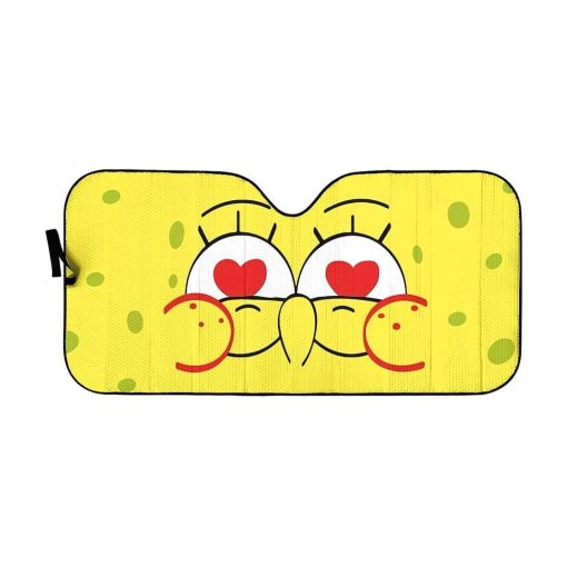 Custom Car Auto Sunshade SpongeBob HD-GH1581919-SS Auto Sunshade 57''x27.5''