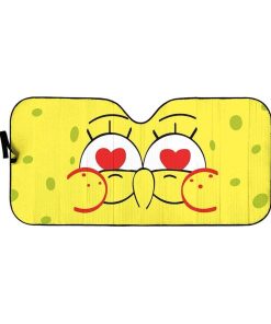 Custom Car Auto Sunshade SpongeBob HD-GH1581919-SS Auto Sunshade 57''x27.5'' 