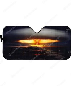 Custom Car Auto Sunshade Tsar Bomba HD-GH2081920-SS Auto Sunshade 57''x27.5'' 