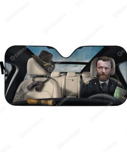 Custom Car Auto Sunshade Ulysses Simpson Grant HD-DT2191906-SS Auto Sunshade 57''x27.5'' 