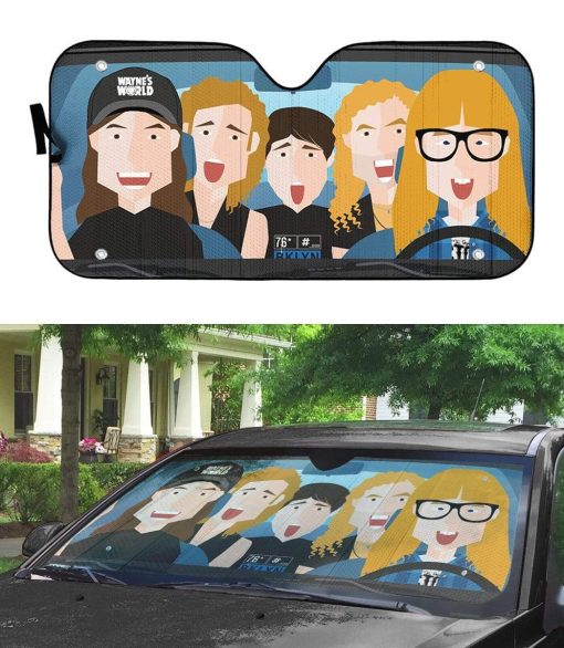 Custom Car Auto Sunshade Wayne's World GN19077 Auto Sunshade