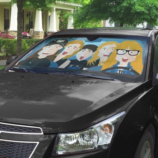 Custom Car Auto Sunshade Wayne's World GN19077 Auto Sunshade