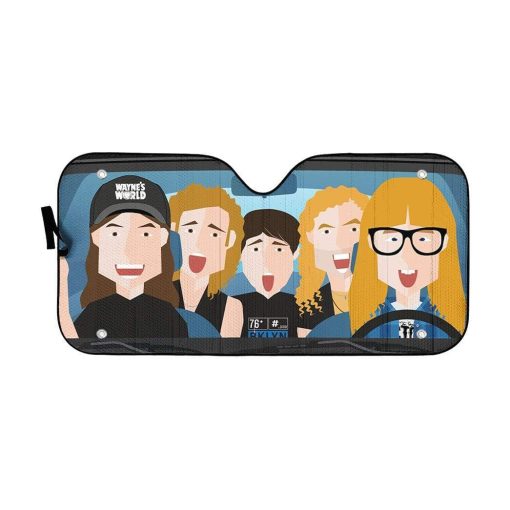 Custom Car Auto Sunshade Wayne's World GN19077 Auto Sunshade 57''x27.5''