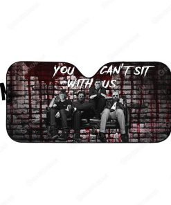Custom Car Auto Sunshade You Can't Sit With Us HD-DT2181931-SS Auto Sunshade 57''x27.5'' 