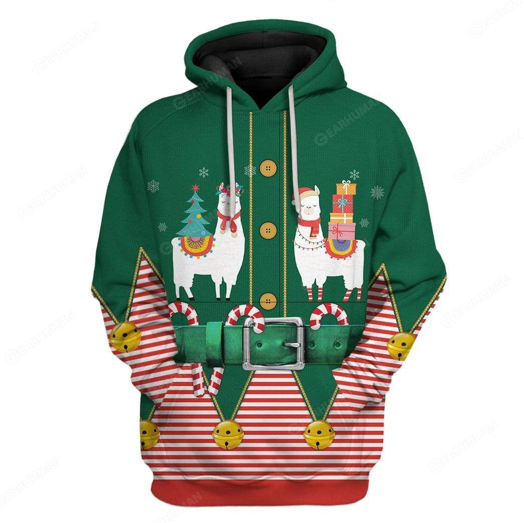 Gearhumans Custom Christmas Apparel 1 Custom Christmas Apparel HD-TT10101906 3D Custom Fleece Hoodies Hoodie S