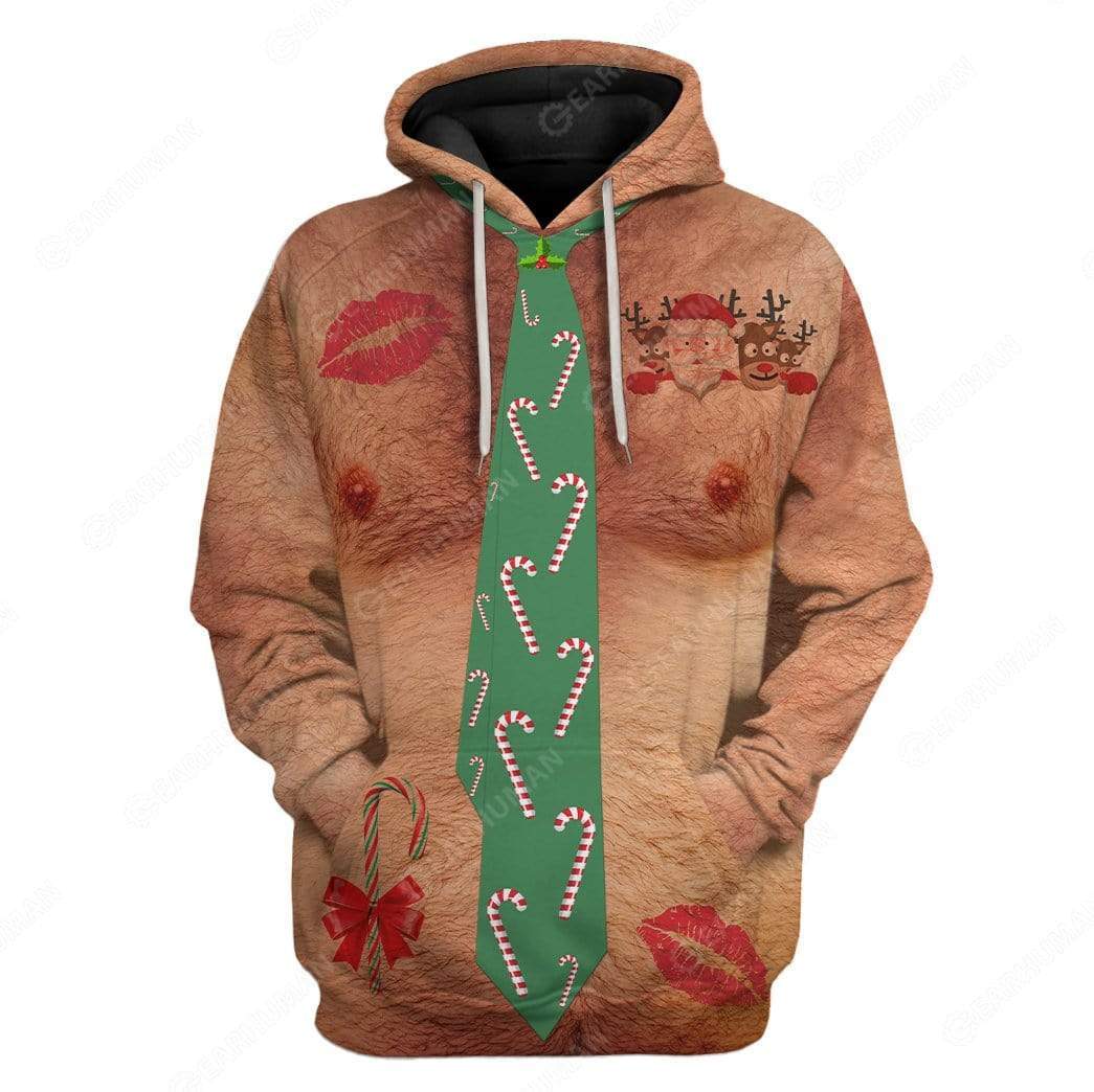 Gearhumans Custom Cosplay Christmas Fur Apparel 1 Custom Cosplay Christmas Fur Apparel HD-AT2981904 3D Custom Fleece Hoodies Hoodie S