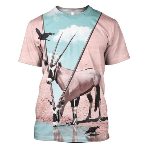 Custom Deer T-Shirts Hoodies Apparel AN-QM1301201 3D Custom Fleece Hoodies T-Shirt S