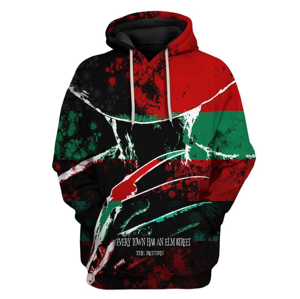 Gearhumans Custom Every Town Has An Elm Street Apparel 1 Custom Every Town Has An Elm Street Apparel HD-DT2481911 3D Custom Fleece Hoodies Hoodie S