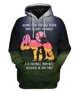 Custom Football Player Apparel HD-GH1981901 3D Custom Fleece Hoodies Hoodie S 