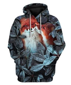 Custom Fox Apparel HD-DT2281921 3D Custom Fleece Hoodies Hoodie S 