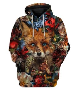 Custom Fox Apparel HD-GH2281909 3D Custom Fleece Hoodies Hoodie S 