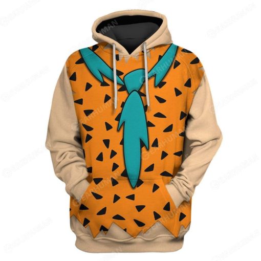 Custom Fred Flintstone Apparel HD-TA1391909 3D Custom Fleece Hoodies Hoodie S