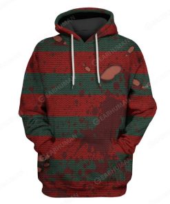 Custom Freddy Krueger Apparel HD-GH2181905 3D Custom Fleece Hoodies Hoodie S 