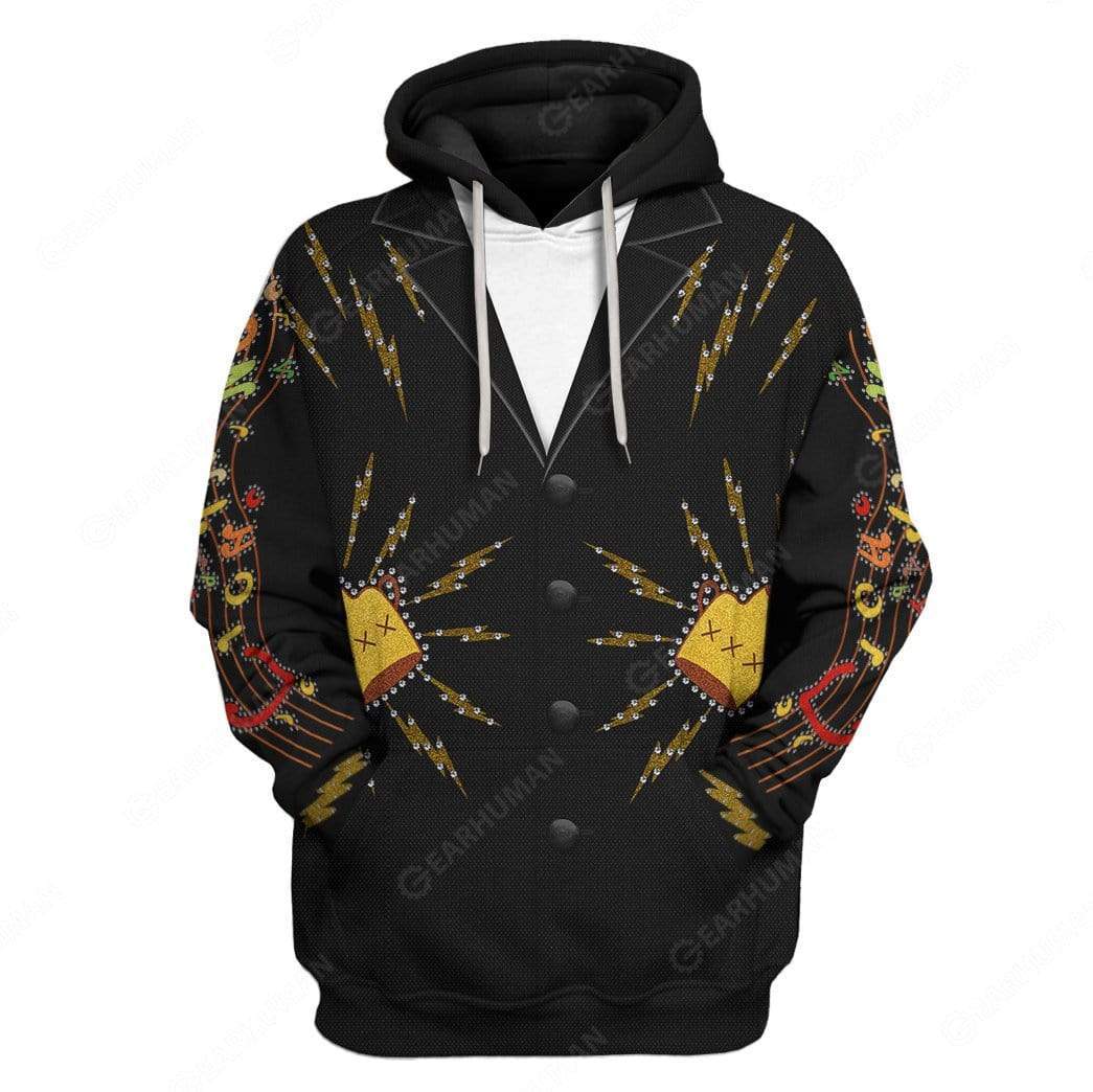 Gearhumans Custom George Jones Apparel 1 Custom George Jones Apparel HD-TT0991901 3D Custom Fleece Hoodies Hoodie S