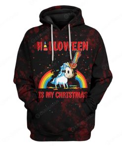 Custom Halloween Is My Christmas Apparel HD-AT2781914 3D Custom Fleece Hoodies Hoodie S 