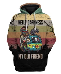 Custom Hello Darkness My Old Friend Apparel HD-TT2181970 3D Custom Fleece Hoodies Hoodie S 