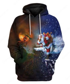 Custom King Of Pumpkin And Santa Apparel HD-TA2491906 3D Custom Fleece Hoodies Hoodie S 