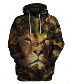 Custom Lion Apparel HD-GH2181901 3D Custom Fleece Hoodies Hoodie S 