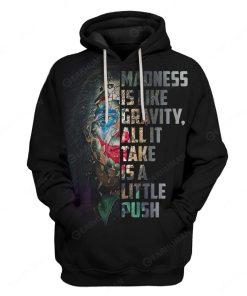 Custom Madness Is Like Gravity Apparel HD-TT2481903 3D Custom Fleece Hoodies Hoodie S 