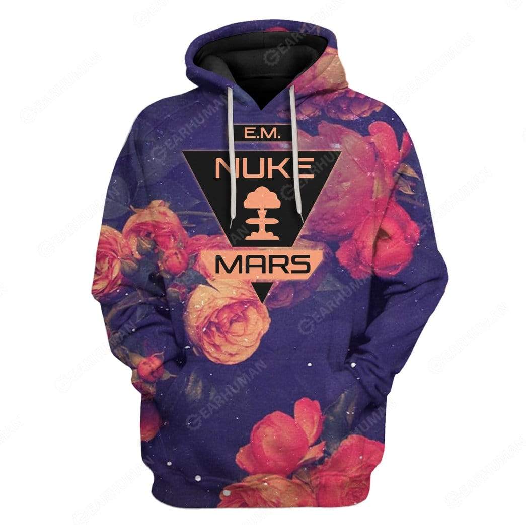 Gearhumans Custom Nuke Mars Apparel 1 Custom Nuke Mars Apparel HD-GH2081918 3D Custom Fleece Hoodies Hoodie S