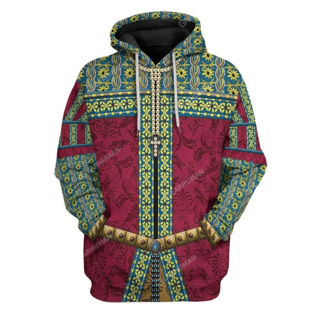 Gearhumans Custom Queen of Scots Apparel 1 Custom Queen of Scots Apparel HD-AT31101908 3D Custom Fleece Hoodies Hoodie S