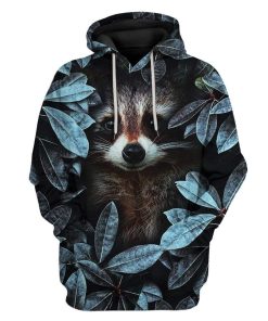 Custom Raccoon Apparel HD-GH2081922 3D Custom Fleece Hoodies Hoodie S 