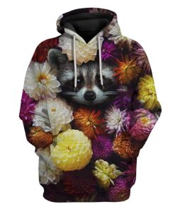 Custom Raccoon Apparel HD-GH2281903 3D Custom Fleece Hoodies Hoodie S 