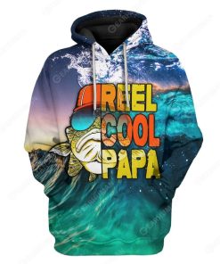 Custom Reel Cool Papa Apparel HD-AT10101902 3D Custom Fleece Hoodies Hoodie S 