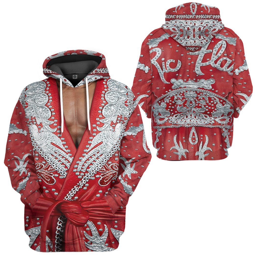 Gearhumans Custom Ric Flair Apparel 2 Custom Ric Flair Apparel GM24907 3D Custom Fleece Hoodies