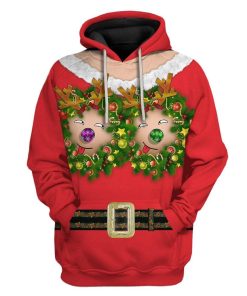Custom Santa Claus Apparel HD-TT07101907 3D Custom Fleece Hoodies Hoodie S 