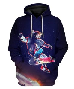 Custom Skateboarding Astronaut Apparel HD-AT0391908 3D Custom Fleece Hoodies Hoodie S 