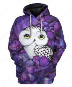 Custom Snowy Owl Apparel HD-DT2781920 3D Custom Fleece Hoodies Hoodie S 
