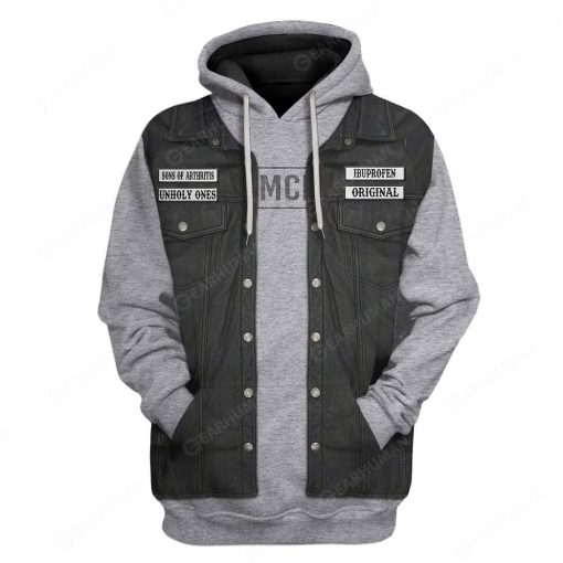 Custom Sons Of Arthritis Apparel T27828 3D Custom Fleece Hoodies Hoodie S