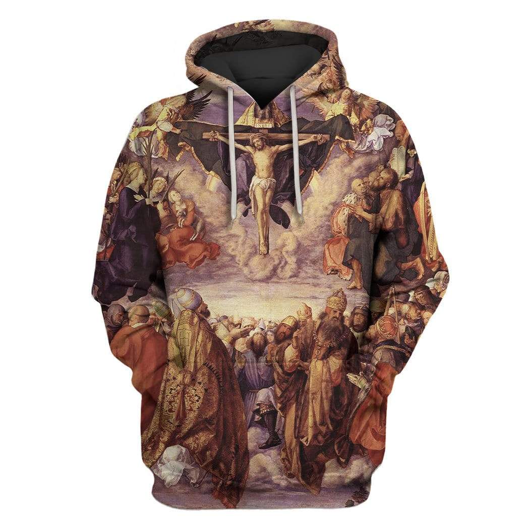 Gearhumans Custom T-shirt - Hoodies Adoration Of The Trinity Apparel 1 Custom T-shirt - Hoodies Adoration Of The Trinity Apparel HD-GH20565 3D Custom Fleece Hoodies Hoodie S