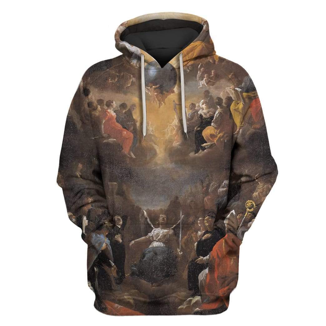 Gearhumans Custom T-shirt - Hoodies Adoration Of The Trinity Apparel 1 Custom T-shirt - Hoodies Adoration Of The Trinity Apparel HD-GH20566 3D Custom Fleece Hoodies Hoodie S